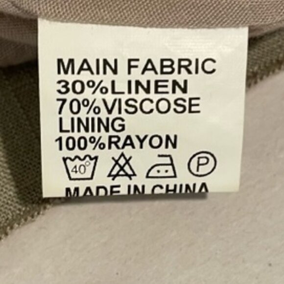 Lost in Lunar Linen Blend Tank/Cami with Fringe Size Medium - Picture 5 of 5